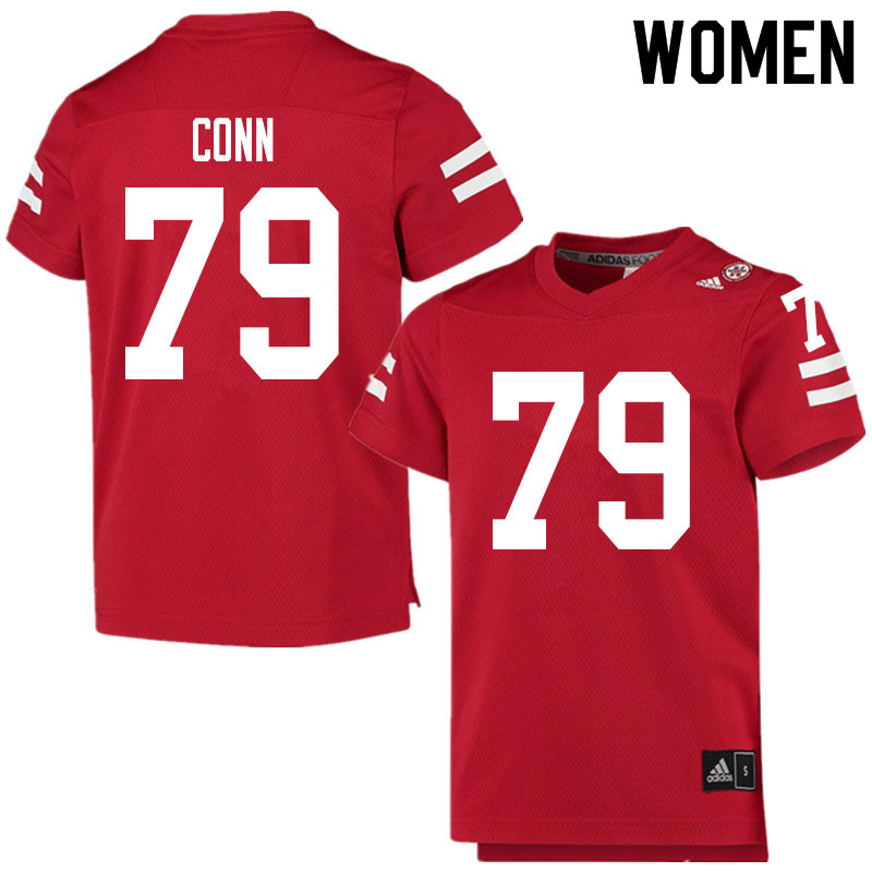 Women #79 Alex Conn Nebraska Cornhuskers College Football Jerseys Sale-Scarlet